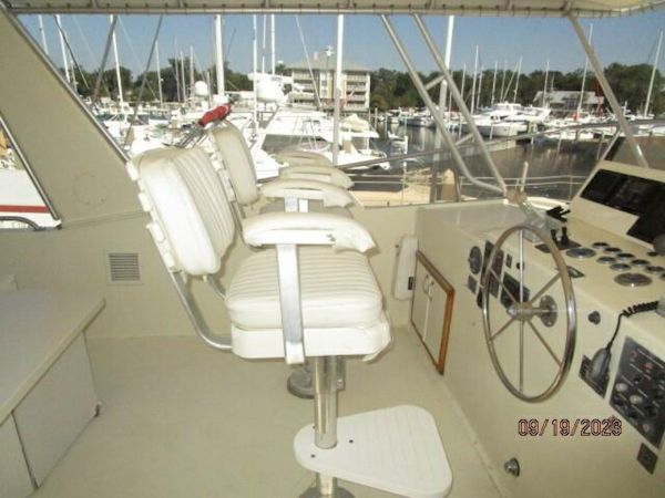 Hatteras-63 CPMY 1986-WOLO Jacksonville-Florida-United States-63 Hatteras flybridge port-3904559