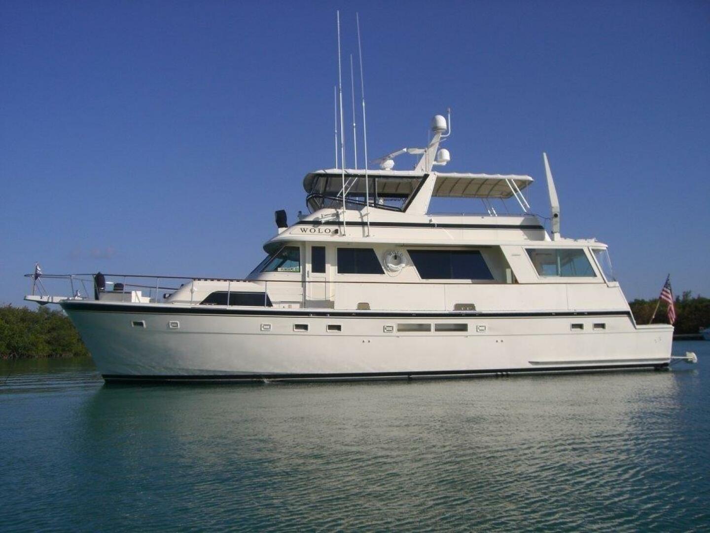Hatteras-63 CPMY 1986-WOLO Jacksonville-Florida-United States-63 Hatteras port profile-3904605 | Thumbnail
