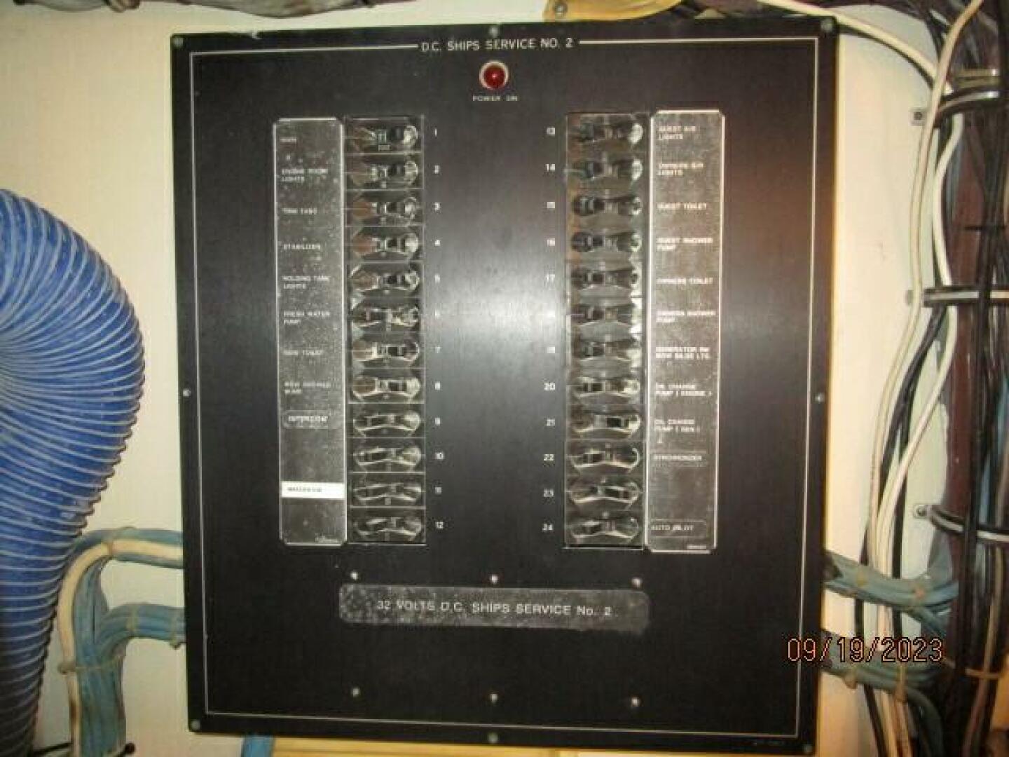 Hatteras-63 CPMY 1986-WOLO Jacksonville-Florida-United States-63 Hatteras electrical panel3-3904599 | Thumbnail