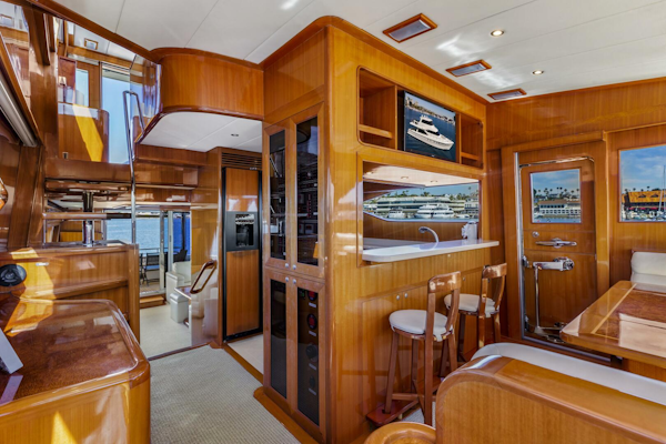 Hampton-Cockpit Motoryacht 2007-PORK CHOP Newport Beach-California-United States-DINETTE-3941257