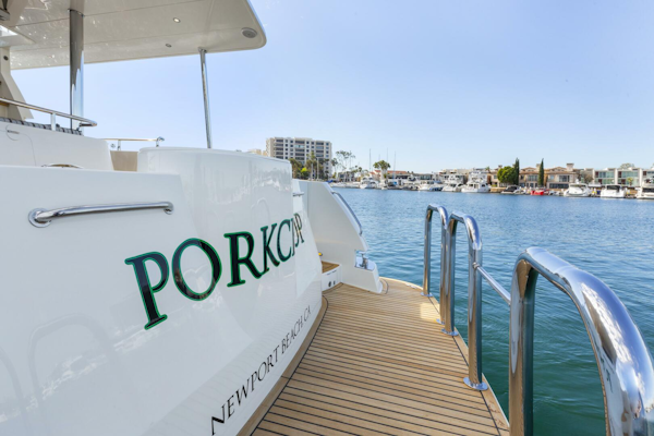 Hampton-Cockpit Motoryacht 2007-PORK CHOP Newport Beach-California-United States-SWIM PLATFORM-3941299