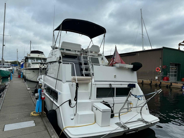 Carver-325 Aft Cabin 1996 -Seattle-Washington-United States-Transom View-3969478