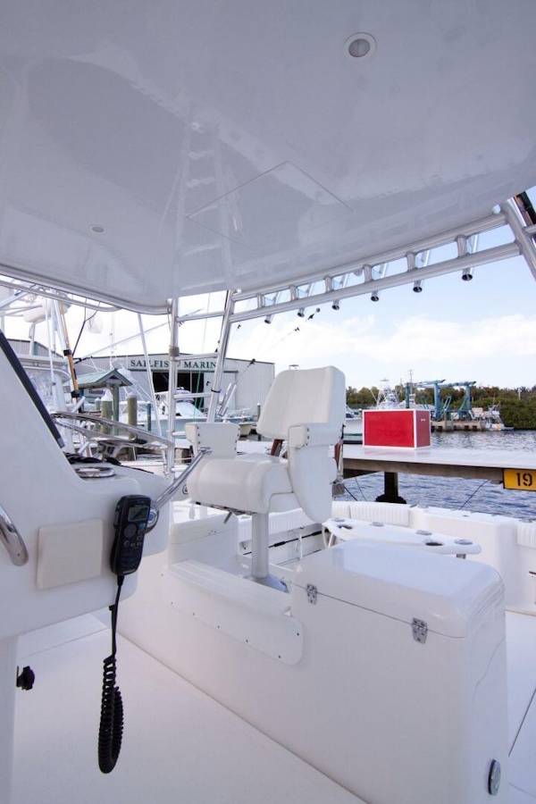 Out Island-38 Custom Express 2009-NO BONES ABOUT IT Jupiter-Florida-United States-Out Island 38 Express-Helm-4017258