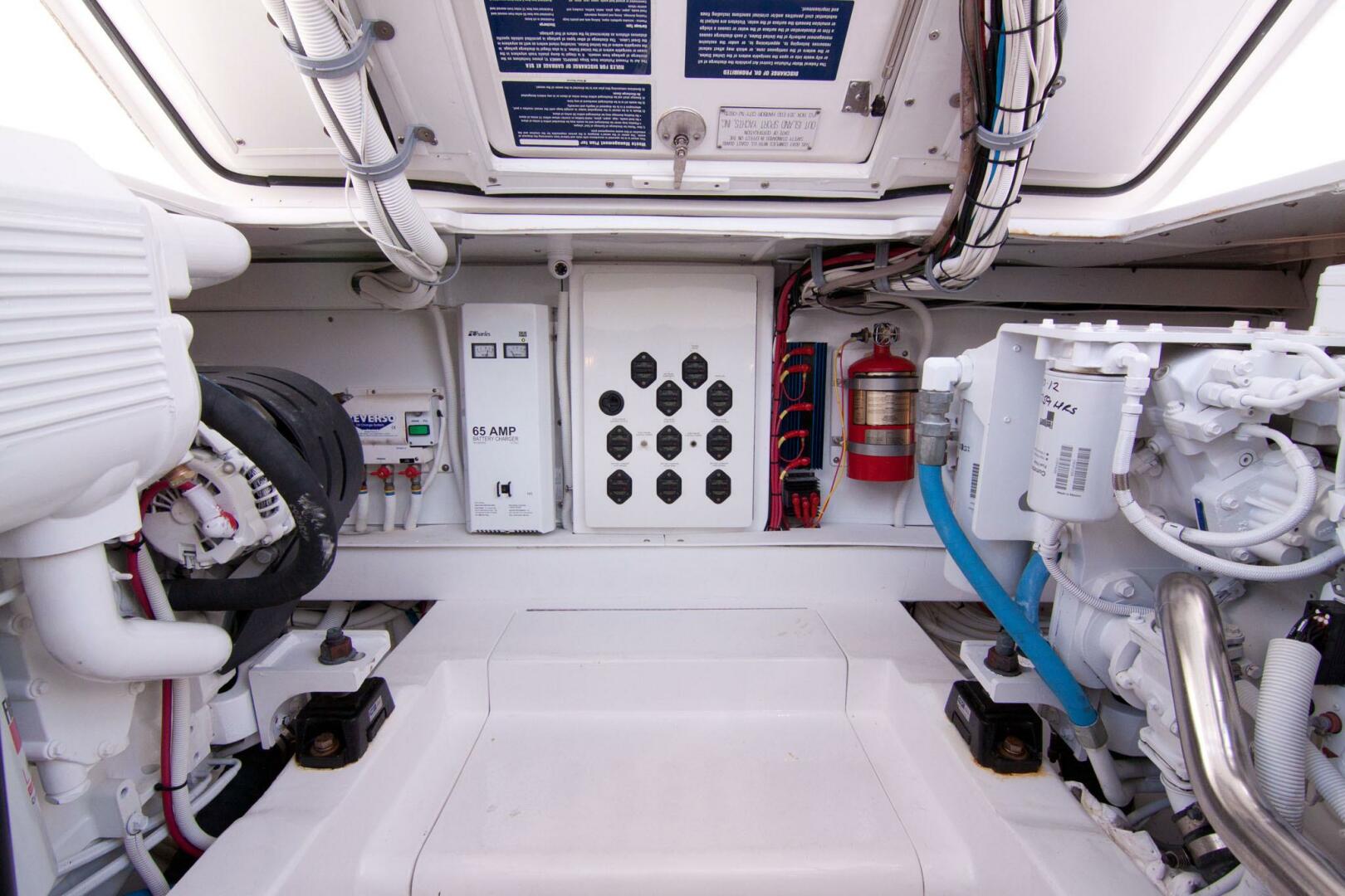 Out Island-38 Custom Express 2009-NO BONES ABOUT IT Jupiter-Florida-United States-Out Island 38 Express-Engine Room-4017300 | Thumbnail
