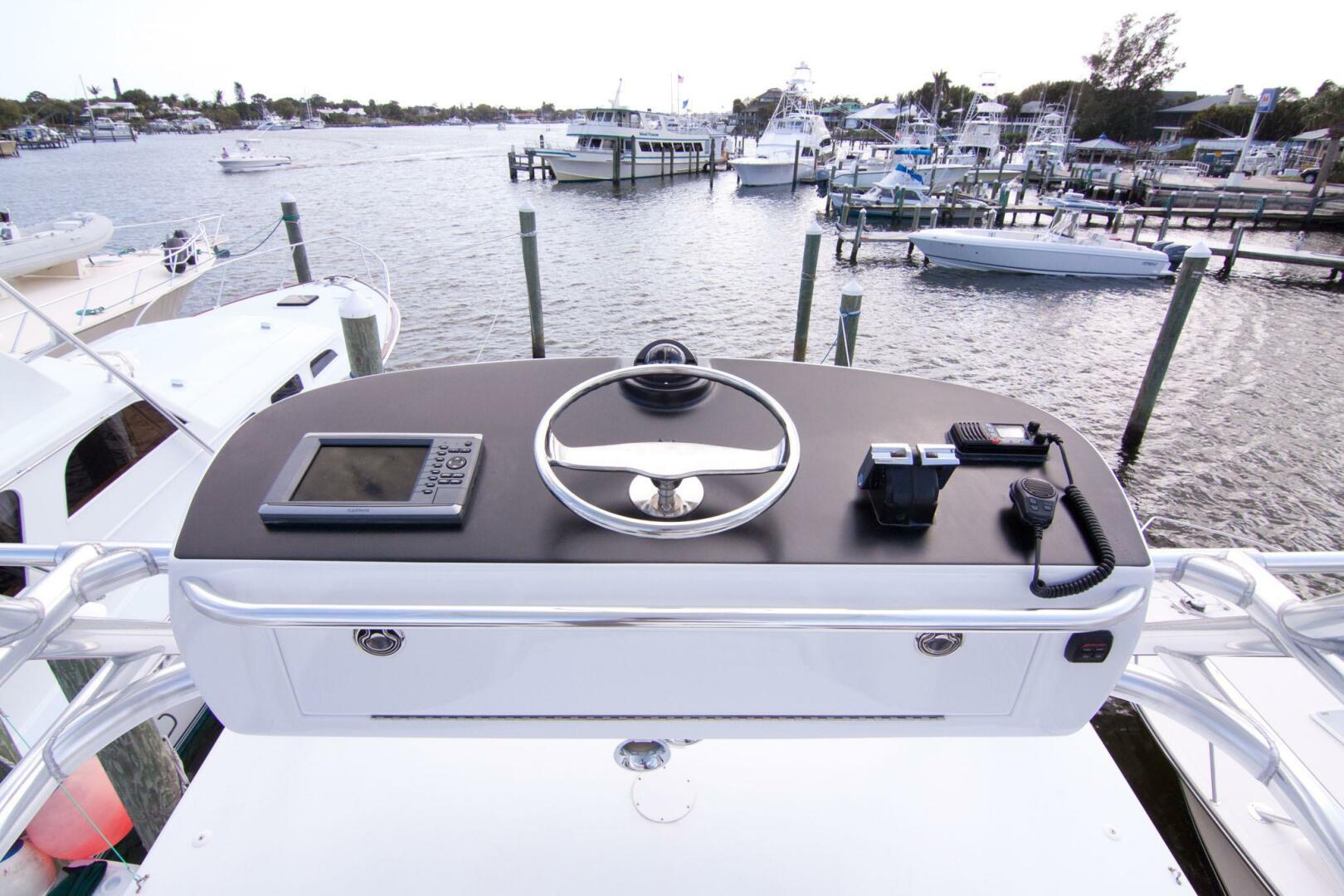 Out Island-38 Custom Express 2009-NO BONES ABOUT IT Jupiter-Florida-United States-Out Island 38 Express-Helm Area-4017277 | Thumbnail