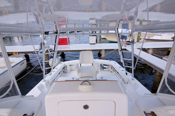 Out Island-38 Custom Express 2009-NO BONES ABOUT IT Jupiter-Florida-United States-Out Island 38 Express-Helm-4017256