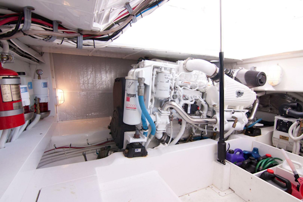 Out Island-38 Custom Express 2009-NO BONES ABOUT IT Jupiter-Florida-United States-Out Island 38 Express-Engine Room-4017303