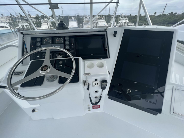 Hatteras-60 Convertible 1999-DOWN TIME Stuart-Florida-United States-Hatteras SF Down Time  Helm-4107575
