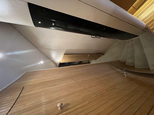 Hatteras-60 Convertible 1999-DOWN TIME Stuart-Florida-United States-Hatteras SF Down Time  Companionway-4107581