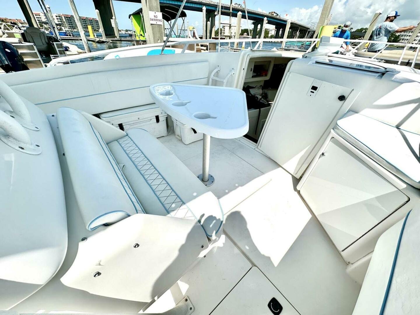 Intrepid-356 Kevlar 1995-Shenanigans New Orleans-Louisiana-United States-Center Console Table and Cabin Entry-4091254 | Thumbnail