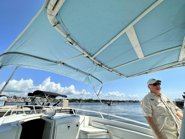 Intrepid-356 Kevlar 1995-Shenanigans New Orleans-Louisiana-United States-Custom Bimini-4091250