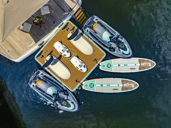 Princess-32M 2012-Beachfront II Nassau-Bahamas-2012 Princess 104  inflatable dock-4133543