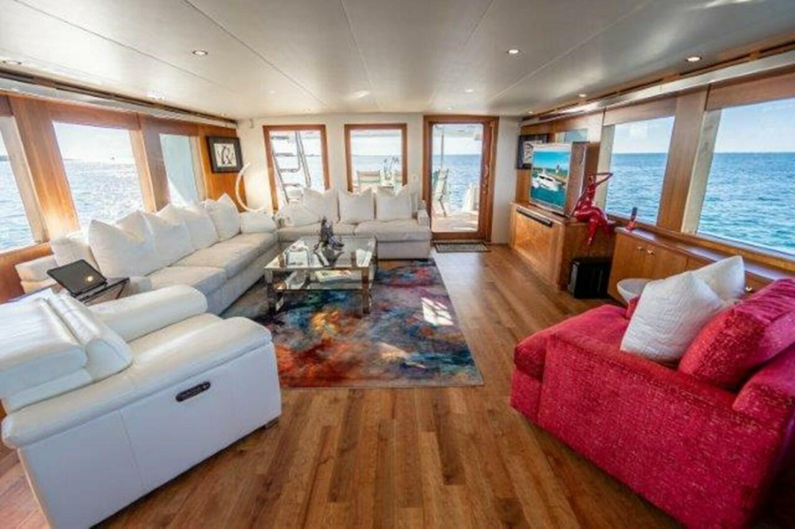 Hatteras 2003-CLAIRE Boca Raton-Florida-United States-Main Deck Salon-4193713 | Thumbnail