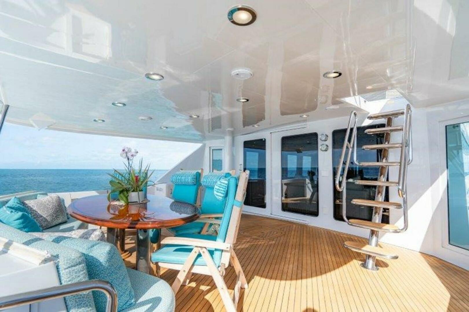 Hatteras 2003-CLAIRE Boca Raton-Florida-United States-Main Deck Aft Dining-4193725 | Thumbnail