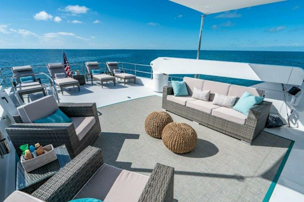 Hatteras 2003-CLAIRE Boca Raton-Florida-United States-Sun Deck Flybridge Seating-4193726