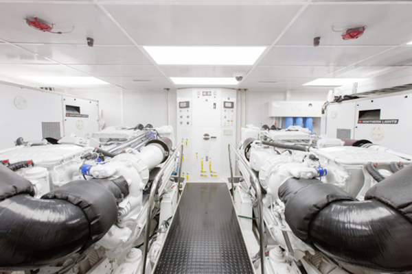 Westport-Raised Pilothouse 2003-HANNAH Aventura-Florida-United States-Engine Room-4200029