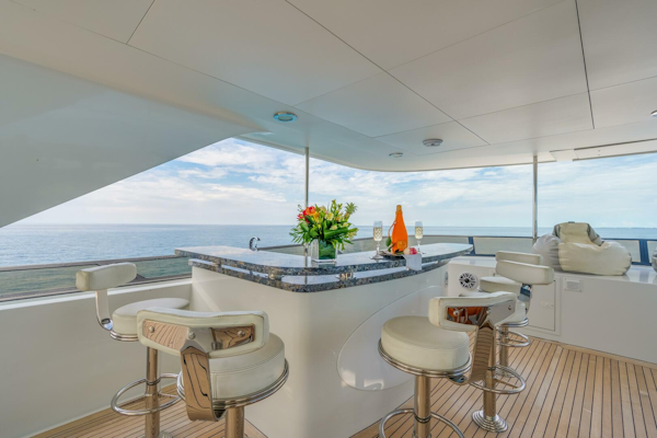 Richmond Yachts 2004-MISS STEPHANIE Norman Point-Bahamas-Sun Deck Bar-4556299