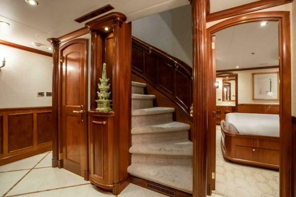Richmond Yachts 2004-MISS STEPHANIE Norman Point-Bahamas-Stairs lo Lower Deck -4556262