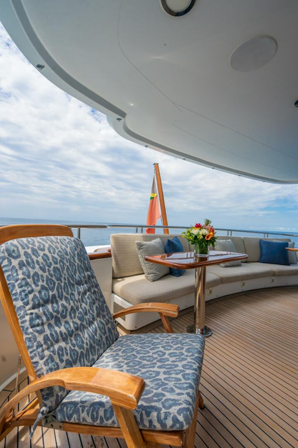 Richmond Yachts 2004-MISS STEPHANIE Norman Point-Bahamas-Sun Deck Lounge Area-4556304