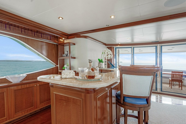 Richmond Yachts 2004-MISS STEPHANIE Norman Point-Bahamas-Main Deck Bar-4556175