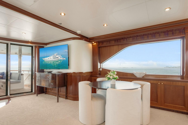 Richmond Yachts 2004-MISS STEPHANIE Norman Point-Bahamas-Main Deck Salon Game Table-4556250