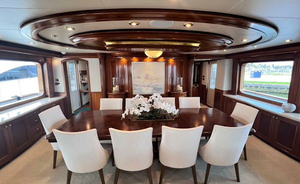 Richmond Yachts 2004-MISS STEPHANIE Norman Point-Bahamas-Main Deck Dining -4380290