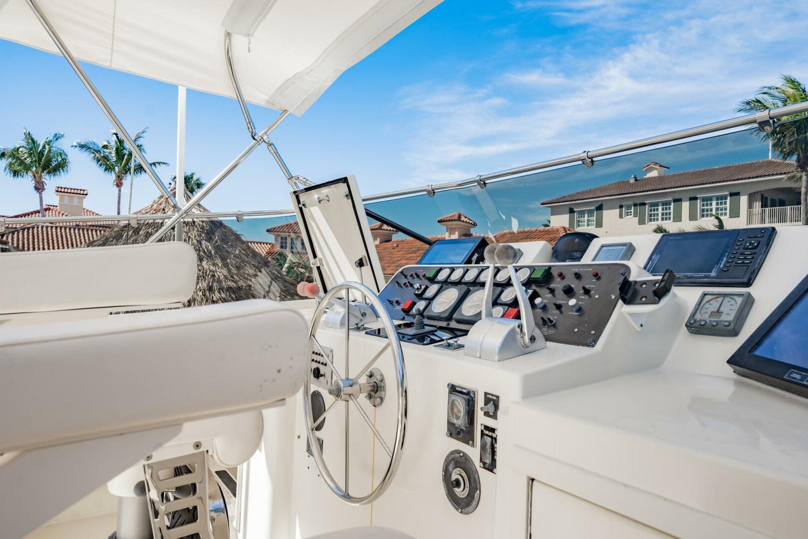 Hatteras-Cockpit Motor Yacht 1988-Glenmark lV Vero Beach-Florida-United States-4233046 | Thumbnail