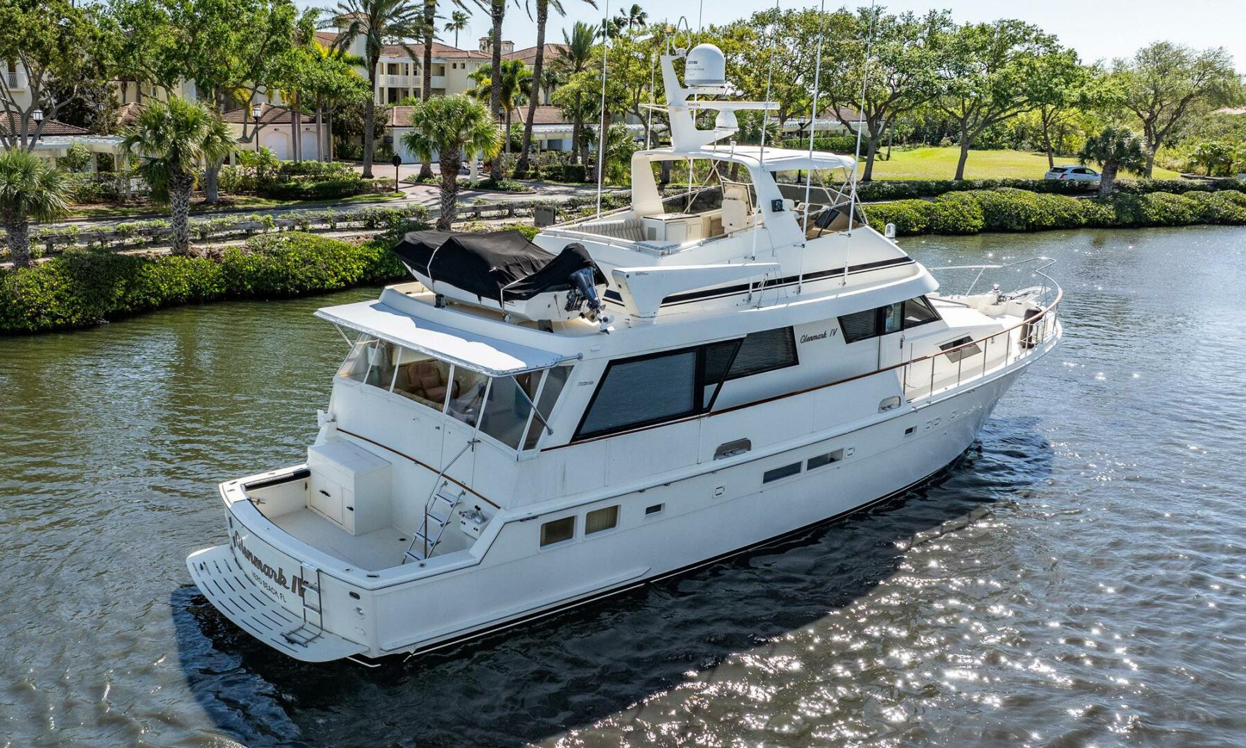 Hatteras-Cockpit Motor Yacht 1988-Glenmark lV Vero Beach-Florida-United States-4232969 | Thumbnail