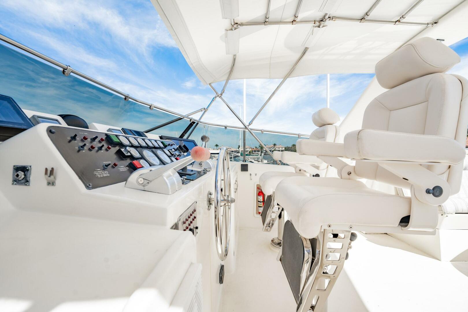 Hatteras-Cockpit Motor Yacht 1988-Glenmark lV Vero Beach-Florida-United States-4233047 | Thumbnail