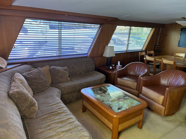 Hatteras-70 Cockpit Motor Yacht 1986-Lady T Marina Del Rey-California-United States-4242309