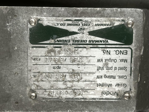 Bertram-31 1975-LITTLE EVA Newburyport-Massachusetts-United States-LITTLE EVA_Yanmar Engine Tag-4339807