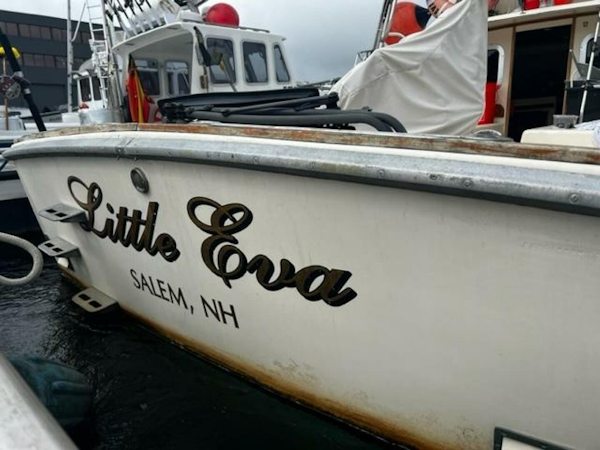 Bertram-31 1975-LITTLE EVA Newburyport-Massachusetts-United States-LITTLE EVA_Transom-4339168