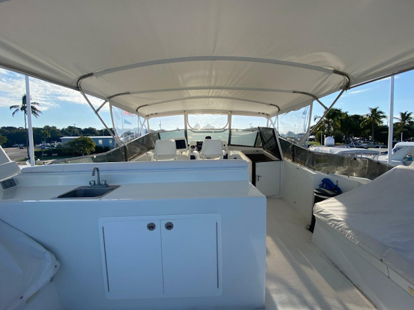 Hatteras-70 Cockpit Motor Yacht 1994-Lumber Away IV Fort Lauderdale-Florida-United States-4452476