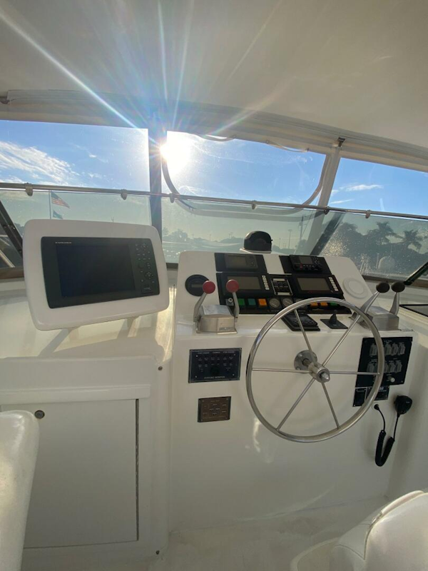 Hatteras-70 Cockpit Motor Yacht 1994-Lumber Away IV Fort Lauderdale-Florida-United States-4452489