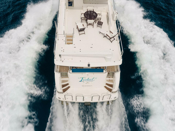 Hampton-Motor Yacht 2013-ISOBEL III Fort Lauderdale-Florida-United States-Stern Running-4476772