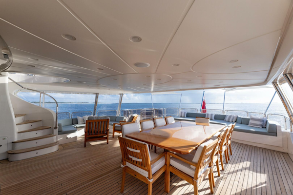 Benetti-Classic 2013-NAMASTE Fort Lauderdale-Florida-United States Bridge Deck Looking Aft-4481634