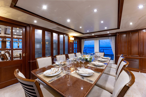 Benetti-Classic 2013-NAMASTE Fort Lauderdale-Florida-United States-Main Deck Dining -4481579