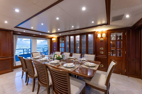 Benetti-Classic 2013-NAMASTE Fort Lauderdale-Florida-United States-Main Deck Dining -4481574