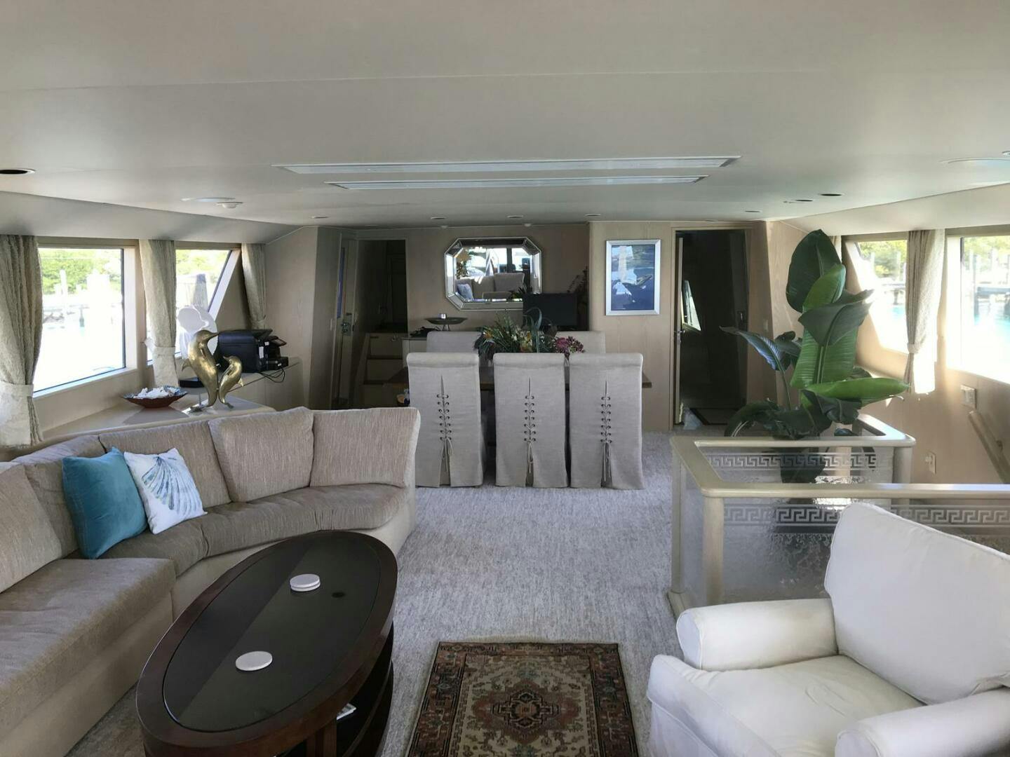 Broward-Custom Extended 1990-MON SHERI Port Canaveral-Florida-United States-Salon Looking Forward   -4531249