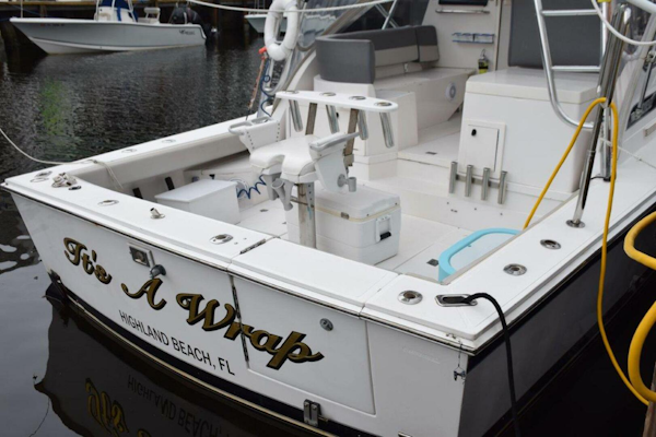 Blackfin-Combi 33 1995-ITS A WRAP Highland Beach-Florida-United States-Dockside View Of Cockpit-5398633