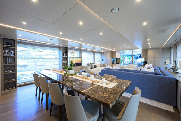 Benetti-132 Classic Supreme 2016 -Nassau-Bahamas-Benetti 132  Cofina  Interior Dining-4581782