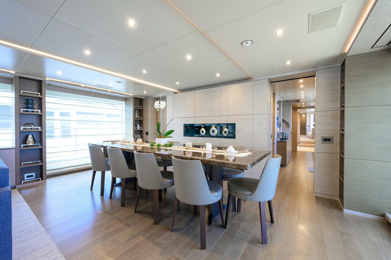 Benetti-132 Classic Supreme 2016 -Nassau-Bahamas-Benetti 132  Cofina  Interior Dining-4581781 | Thumbnail