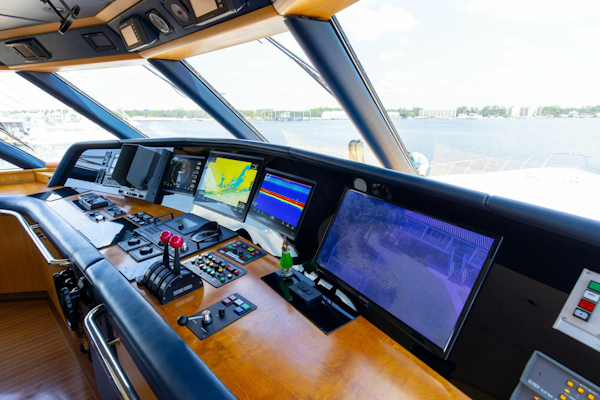 Feadship-116 Sport Fisher 1989-Boss Orange Beach-Alabama-United States-1989 116 Feadship  Boss  Pilot House Helm Electronics-4694783