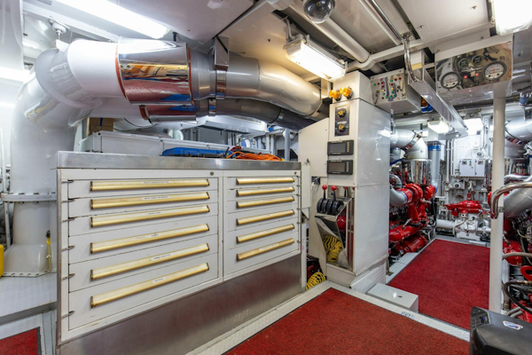 Feadship-116 Sport Fisher 1989-Boss Orange Beach-Alabama-United States-1989 116 Feadship Boss Engine Room (14)-4694872
