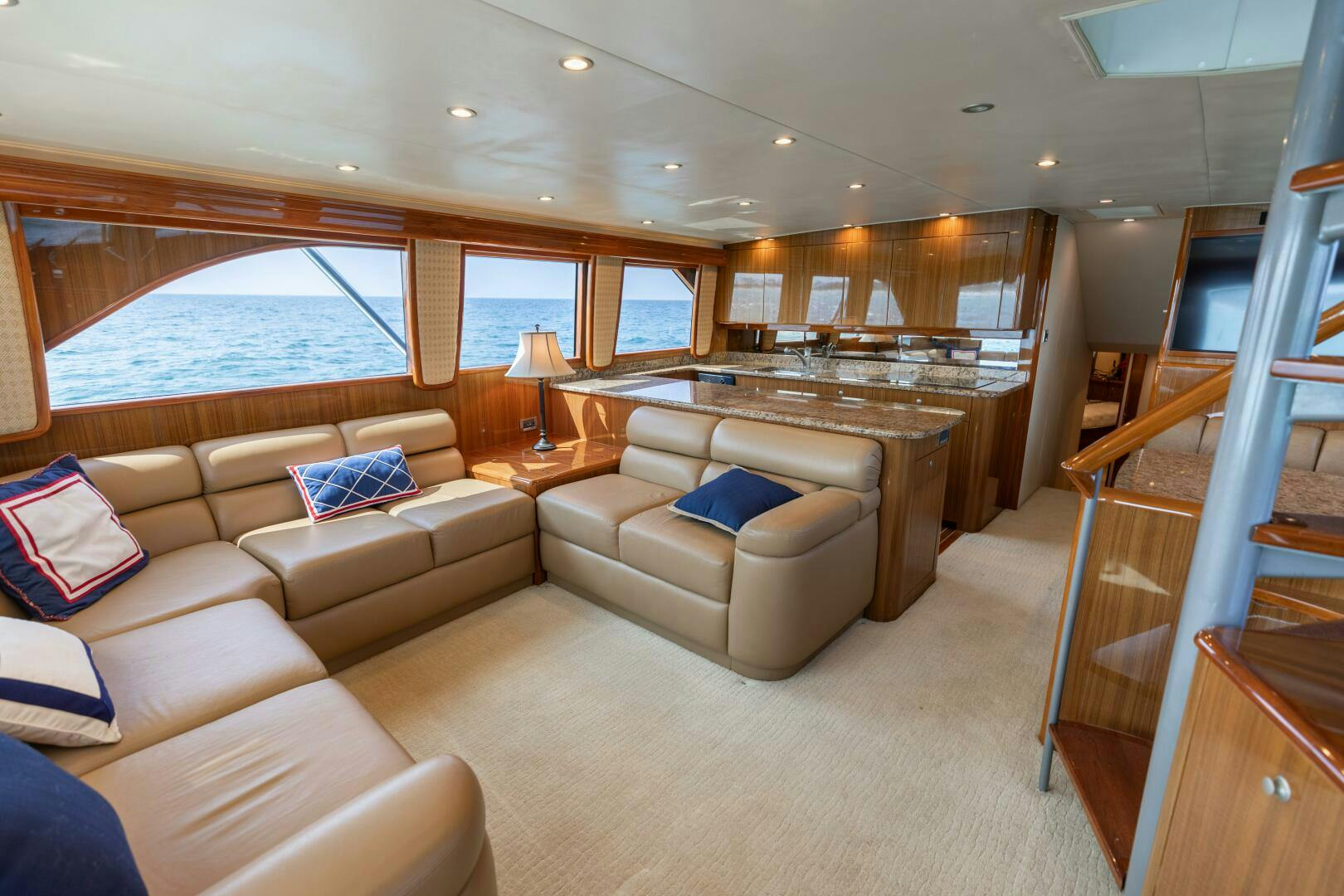 Viking-64 Enclosed Bridge 2008-Barefoot Drive Panama City Beach-Florida-United States-2008 Viking 64 Enclose Bridge Galley -4622514