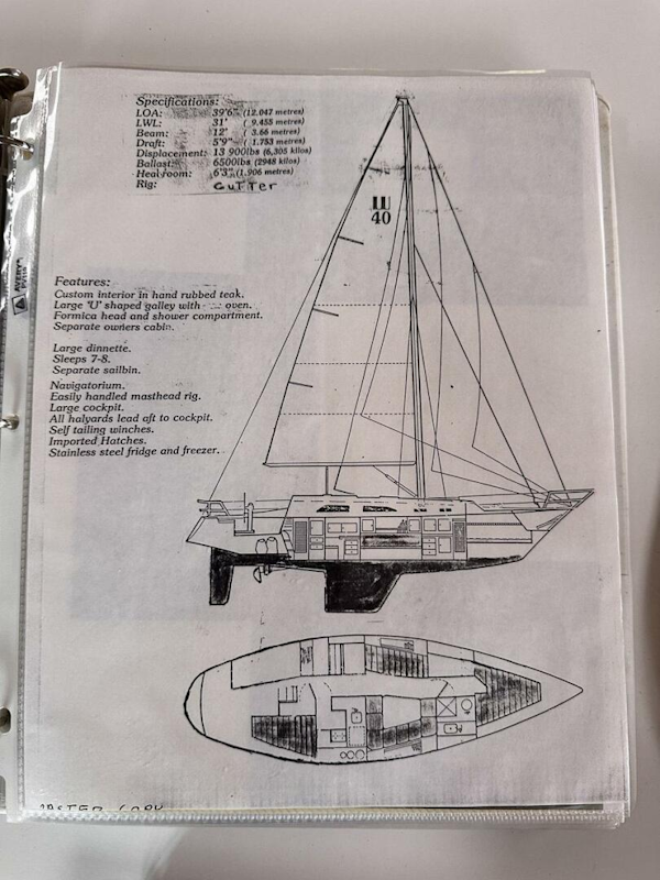 Custom-Whiting Yachts 40 1985-Amberin Sequim-Washington-United States-4628040