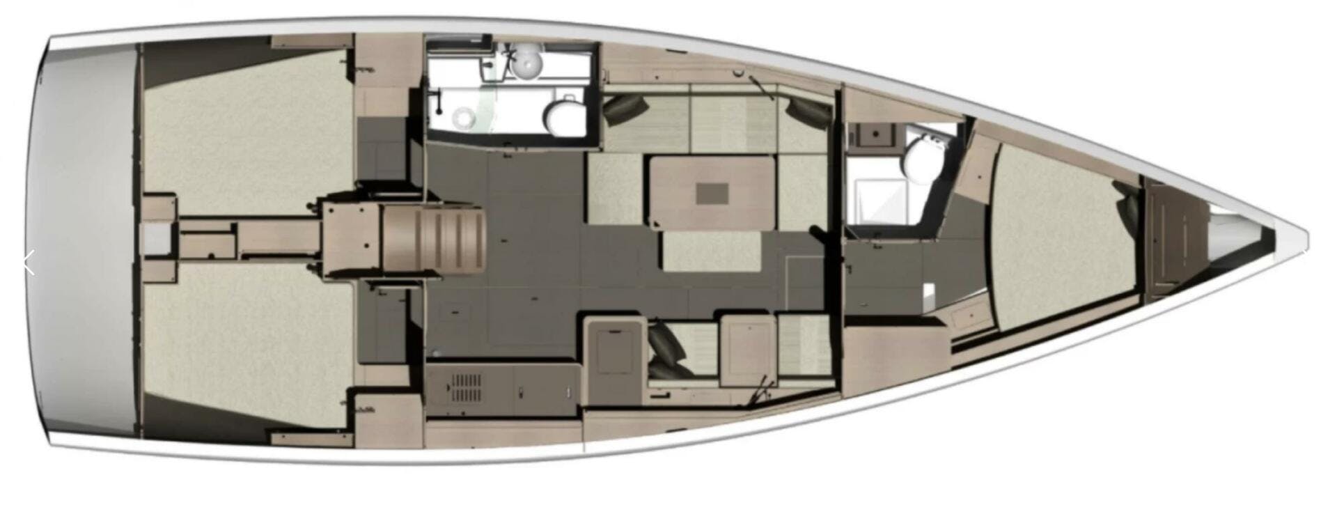 Dufour-GL 412 2016-Serenity Jamestown-Rhode Island-United States-412G Layout-4679461