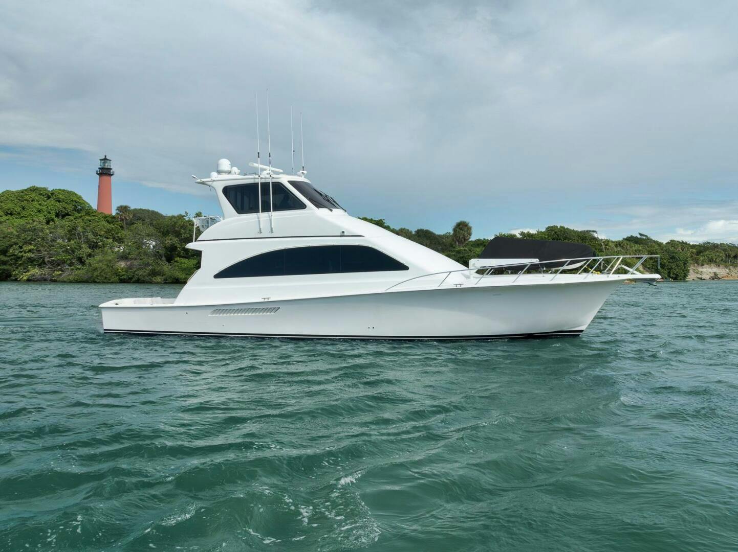 Ocean Yachts-57 Enclosed Bridge Convertible 2004-Positive Attitude Jupiter-Florida-United States-Ocean 57 Positive Attitude  Exterior Profile-4715984