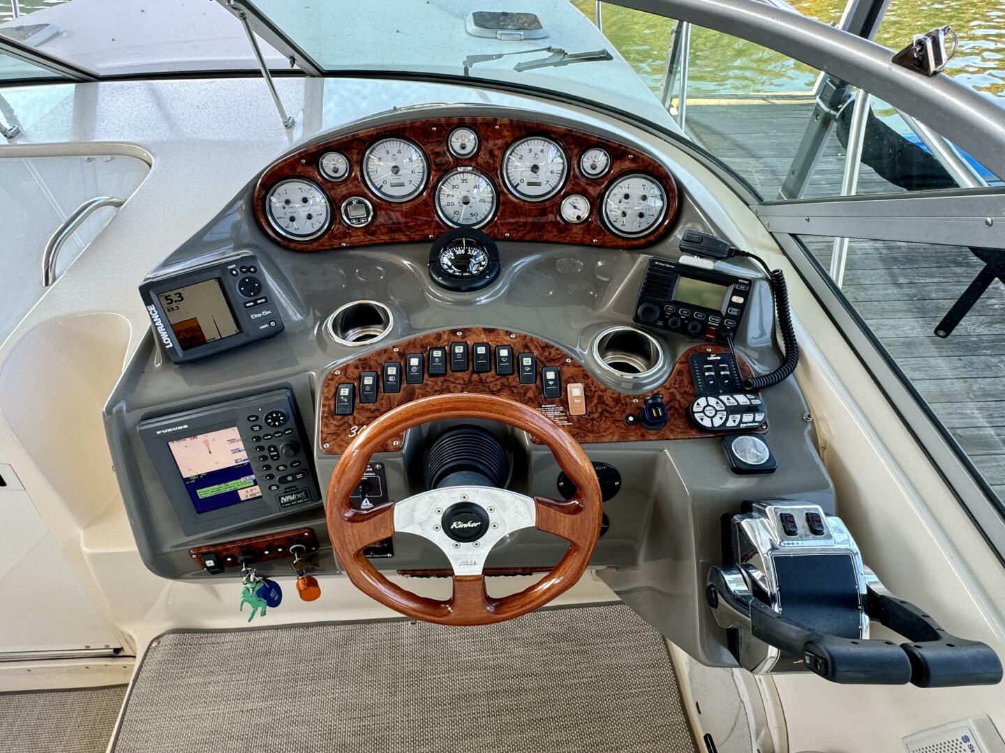 Rinker-342 Fiesta Vee 2004 -Norris Lake-Tennessee-United States-4868141 | Thumbnail