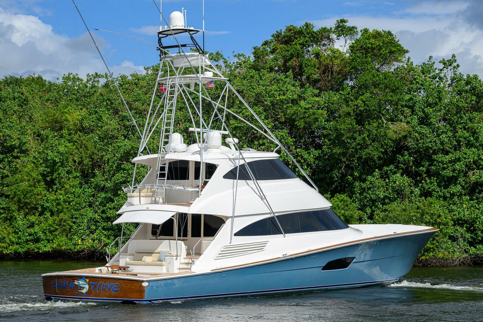 Viking-92 Enclosed Bridge 2020-CHINA TIME Jupiter-Florida-United States-Viking 92 CHINA TIME  Starboard Aft Profile-4890282 | Thumbnail